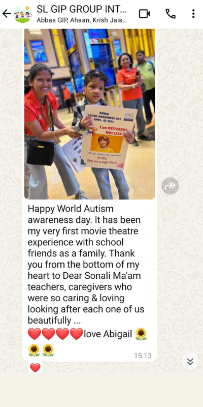 Parents Testimonial