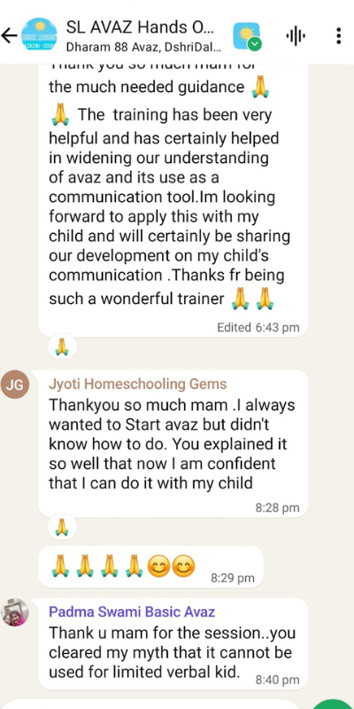Parents Testimonial