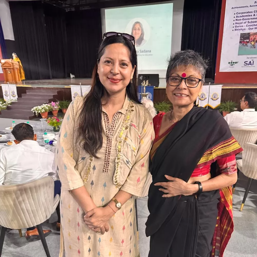 Received EXEMPLARY CONTRIBUTION AWARD by Special Olympics Bharat