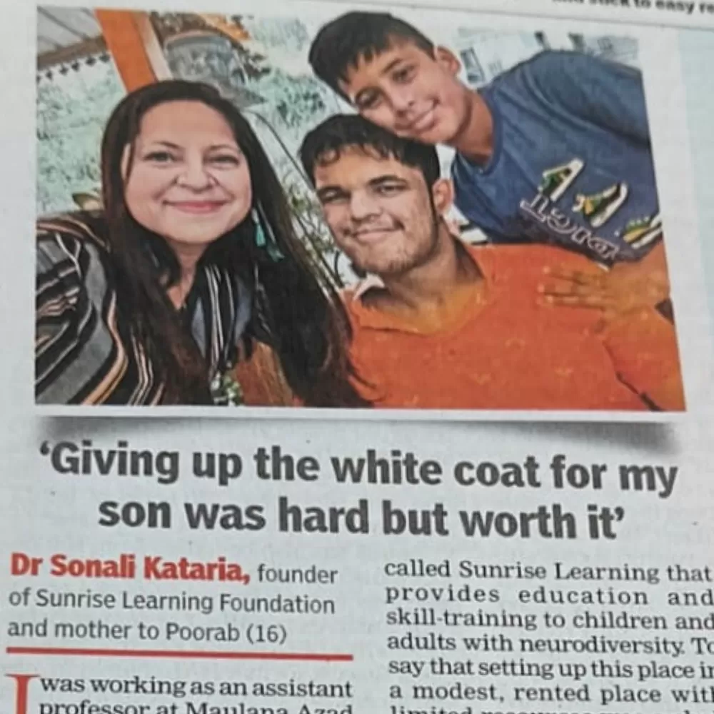 Dr Sonali Kataria’s Interview in Times of India