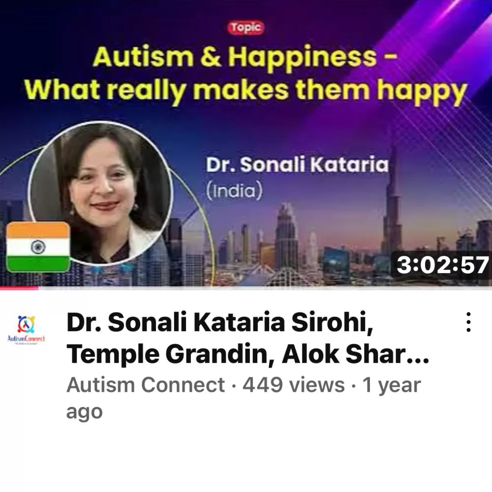 Beauty of autism, narrated by Dr Sonali, on Autism Awareness Day 2016.