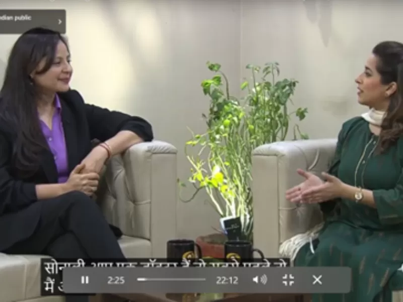 Dr Sonali as a speaker at DD Urdu for autism January 2025